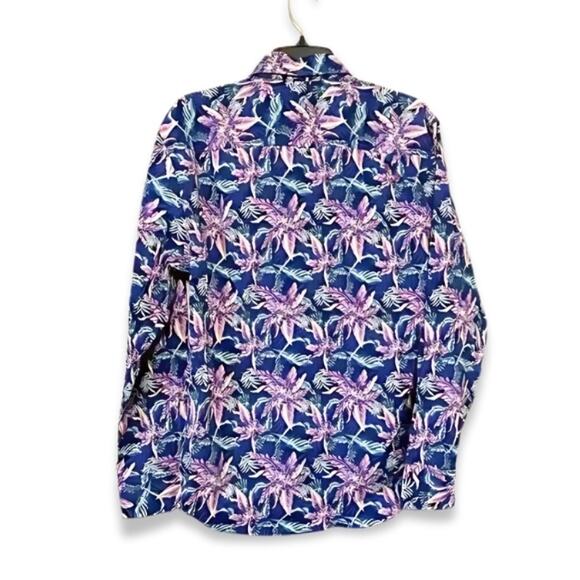 Tommy Bahama Siesta Key Night Flower Shirt Button Up Long Sleeves Multi M S NWT - Picture 5 of 11